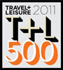 Travel + Leisure's 2011 T+L 500 list of top rated hotels around the globe