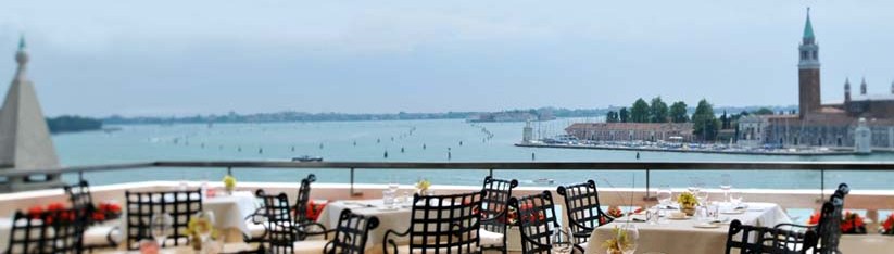 Panoramic view from Terrazza Danieli Restaurant